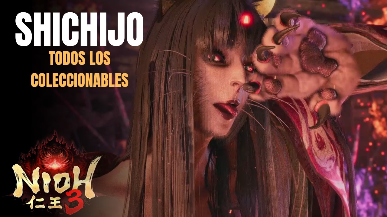 SHICHIJO | Consigue TODOS los COLECCIONABLES | Nioh 3