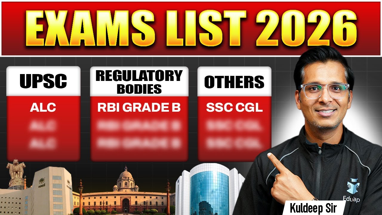 Upcoming Government Jobs 2026 | Regulatory Bodies, UPSC & Banking Exams List