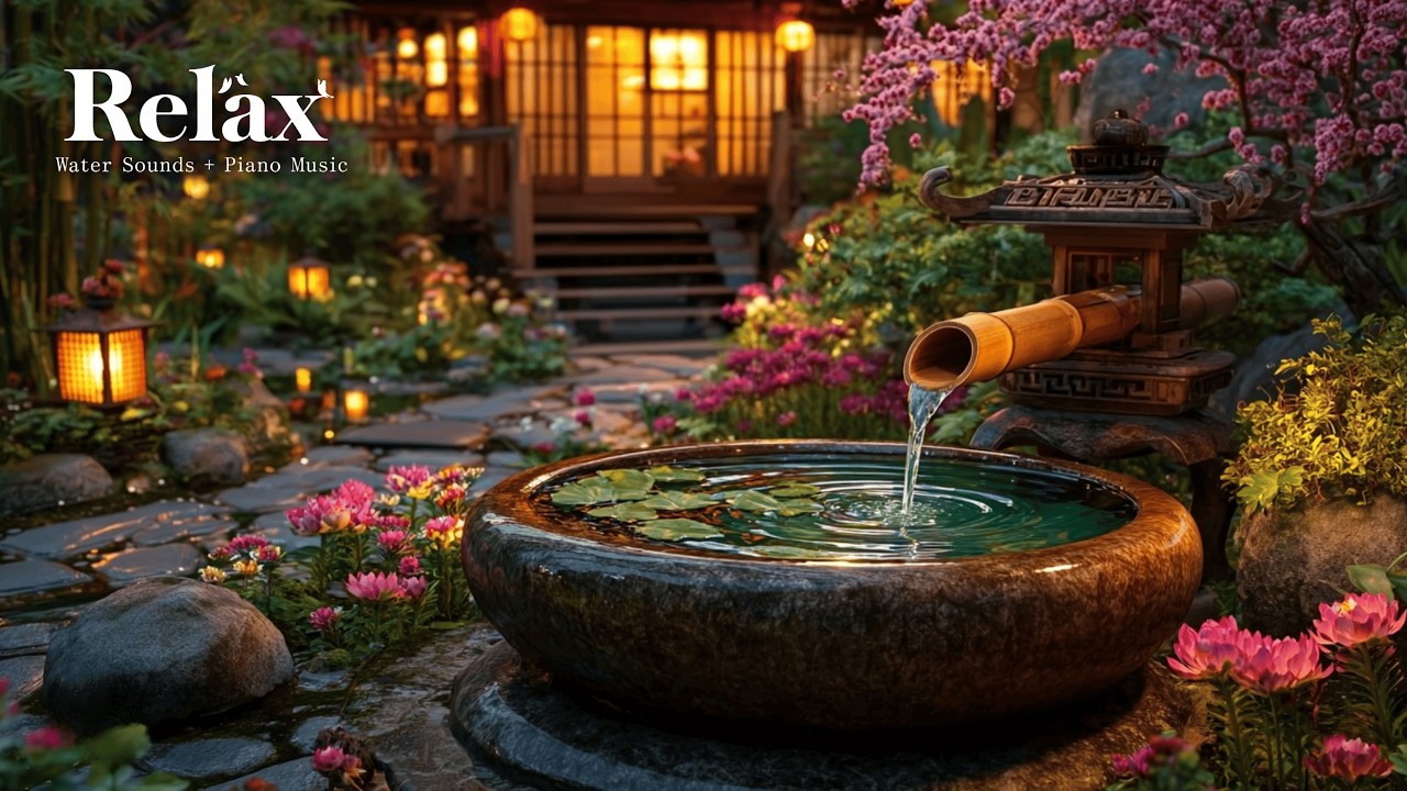 Relaxing Music with Flowing Water Sounds 🌿 Deep Healing to Release Stress, Worry & Emotional Fatigu