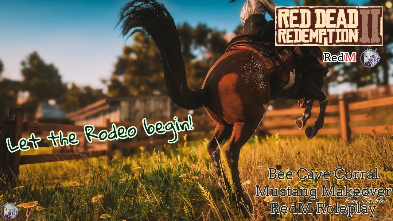 {EP 4} RedM RP | Bee Cave Corral Mustang Makeover | Training Time!