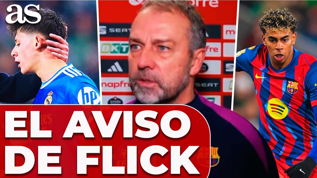 El MENSAJE de HANSI FLICK tras la ELIMINACIÓN del REAL MADRID y la VICTORIA del FC BARCELONA en COPA