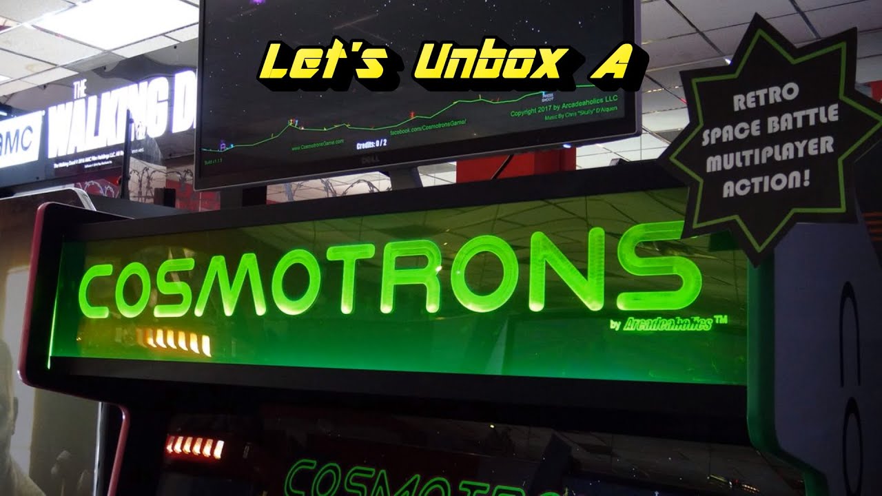 Let's Unbox a Cosmotrons Arcade Game