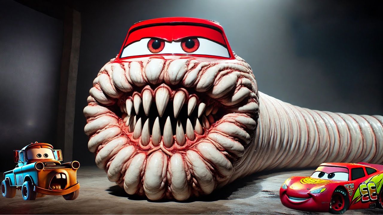 Ai McQueen Turns Worm Monster&mdash;Little Cat&rsquo;s Courage Saves the Day! | Ai McQueen Animation