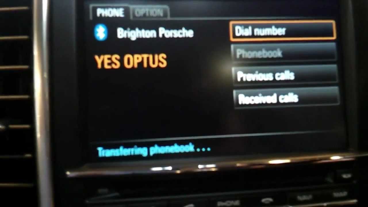 Pairing Porsche PCM with Iphone and audio streamin