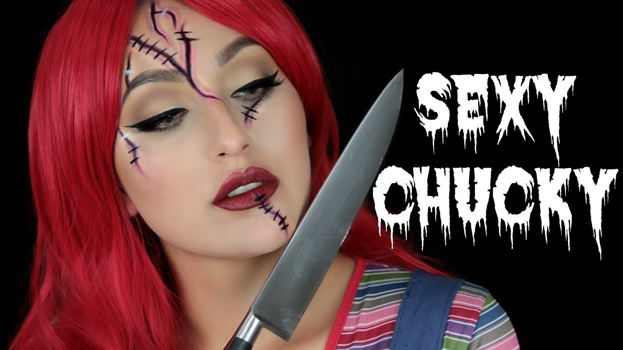 SEXY CHUCKY HALLOWEEN MAKEUP TUTORIAL | BEAUTYYBIRD