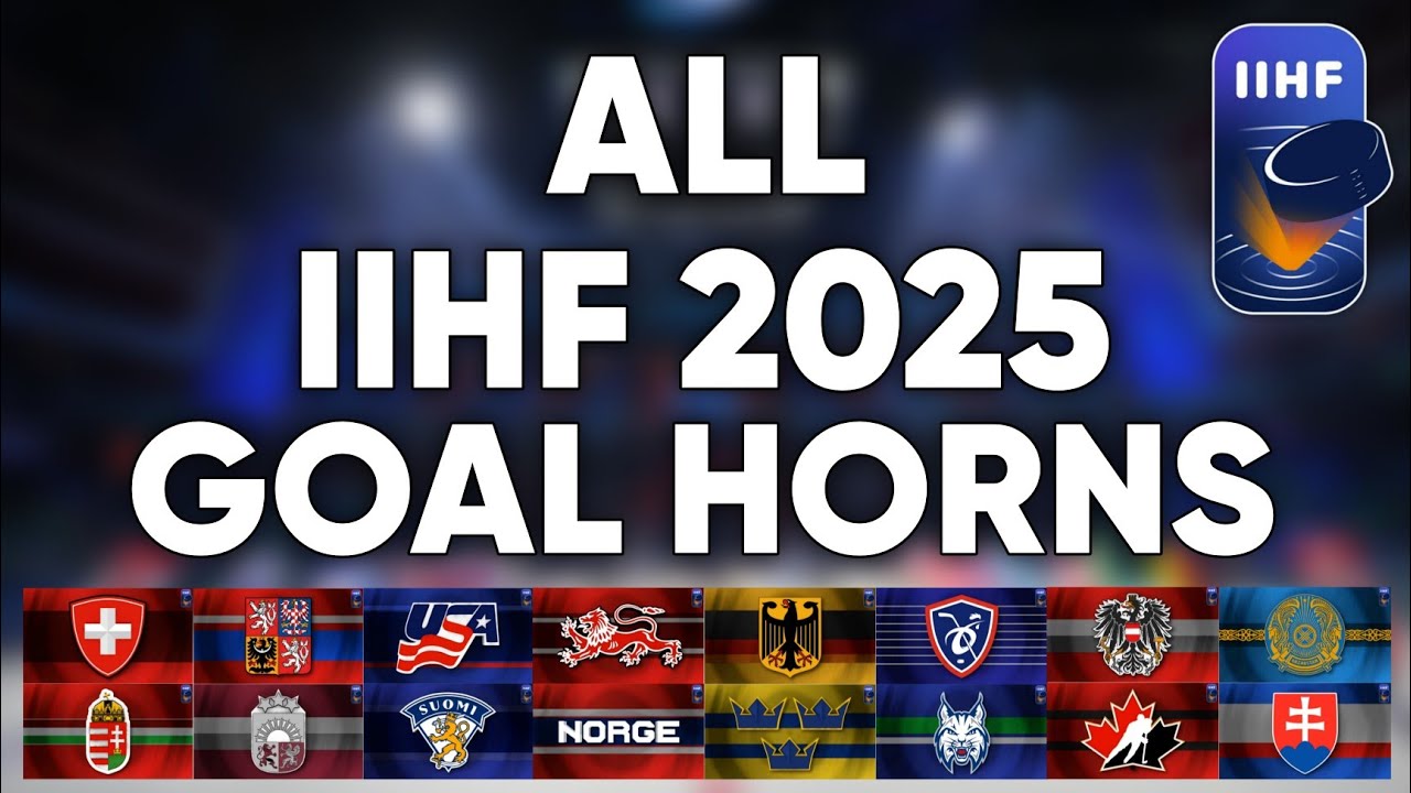 All IIHF World Championship 2025 Goal Horns