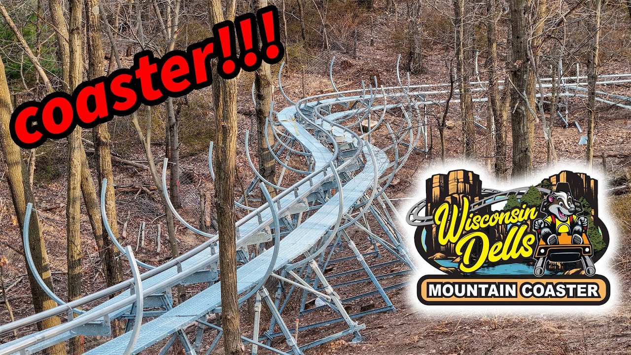 EXCLUSIVE Mountain Coaster Behind The Scenes Construction Tour!