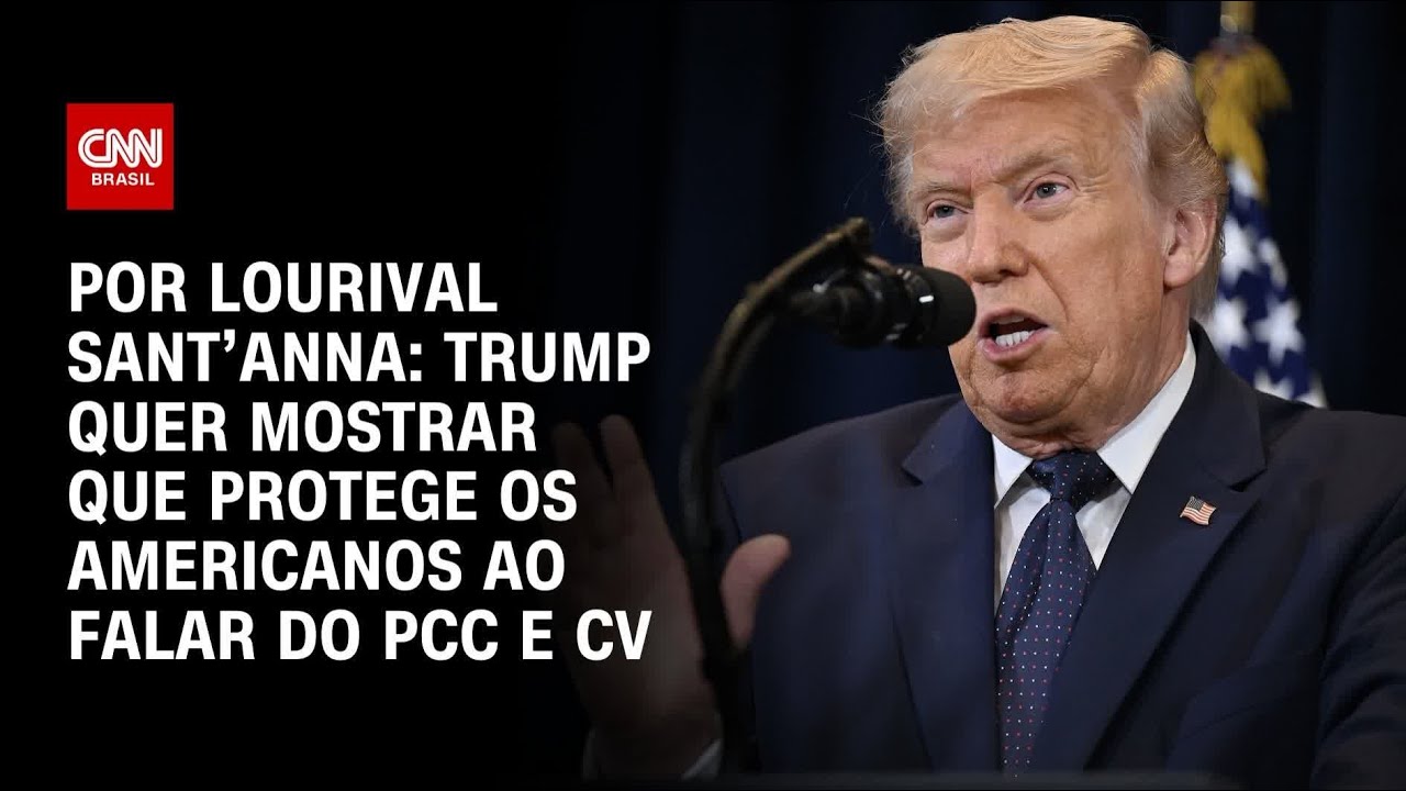 Análise: Trump quer mostrar que atua para proteger americanos com falas sobre facções | PRIME TIME