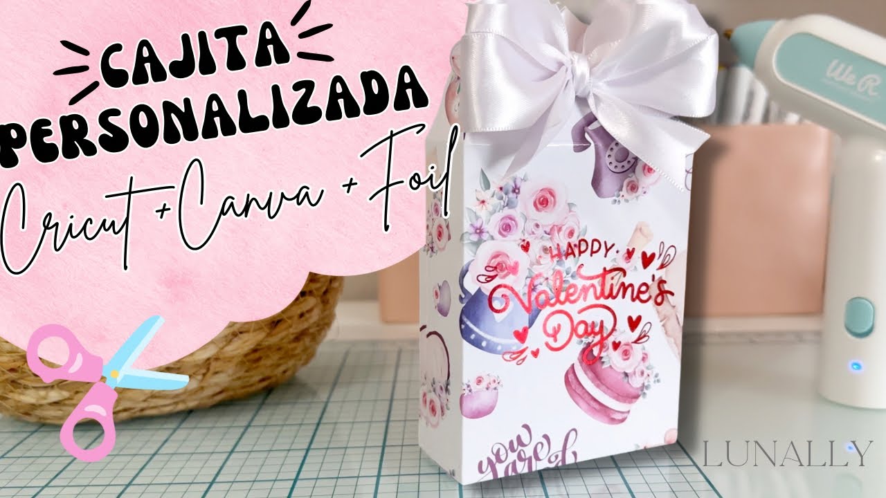 Paso a Paso: Caja DIY con Cricut, Canva y Aplicación de Foil ✨