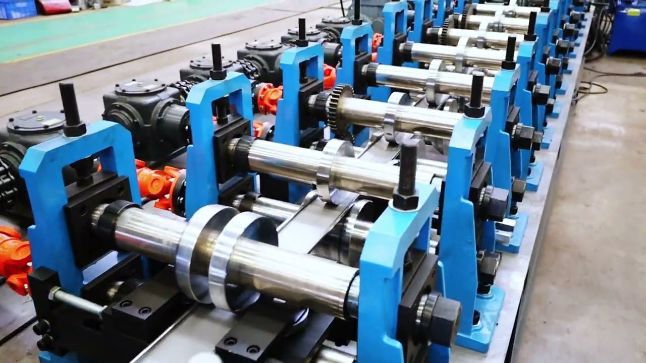 Mounting Structure strut channel Solar bracket Steel Frame Making Machine Purlin Roll Form Machine