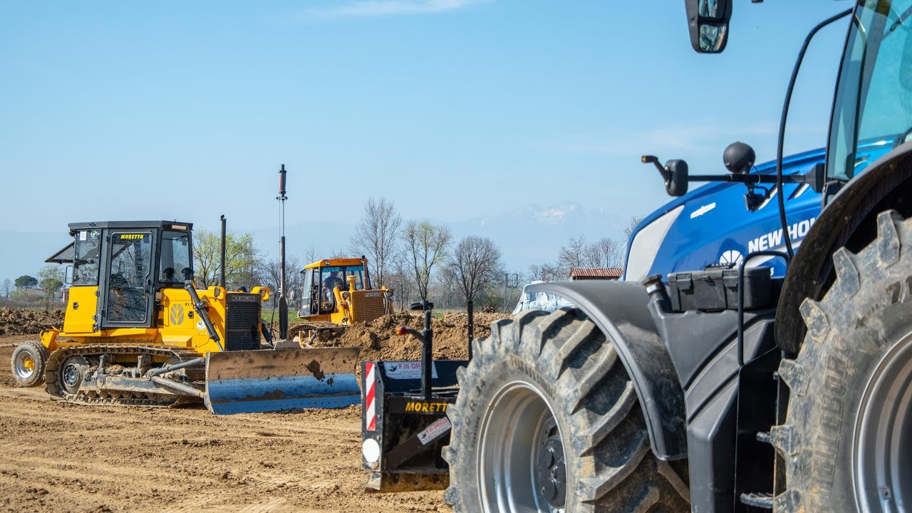 ARATURA DA SCASSO E LIVELLAMENTO | Fiat-Allis + New Holland T7.315 Blue Power & D150 | MORETTO