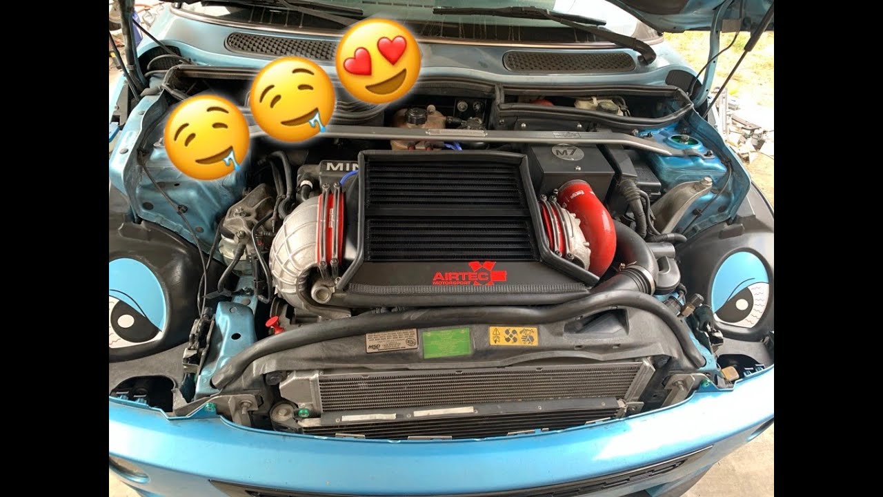 My new upgrade!!!! Airtec Intercooler install