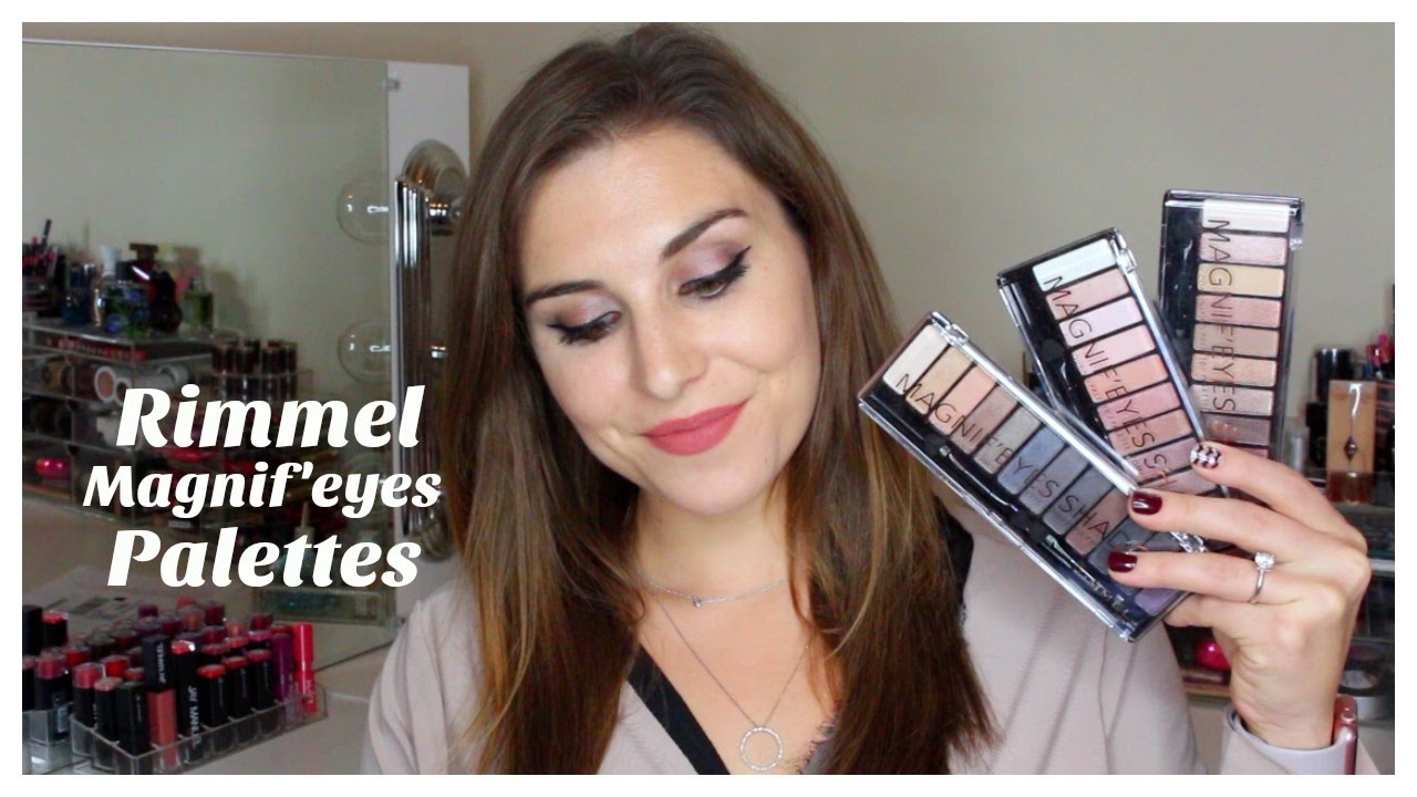 Rimmel Magnif'eyes Shadow Palettes Review + Naked Palette Comparison | Bailey B.