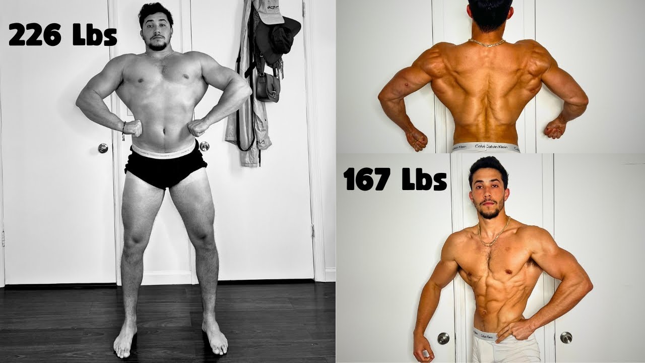 My 1 Year Natural Bulk To Cut Body Transformation