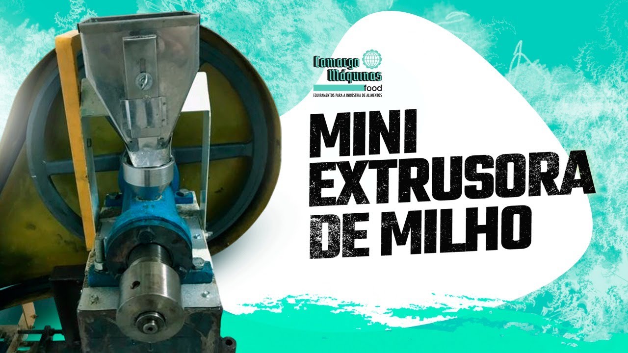 Mini Extrusora de Milho capacidade 40 kg/ h