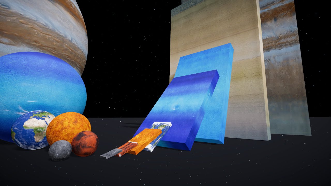 Planet Dominoes: See the Solar System Fall in Order