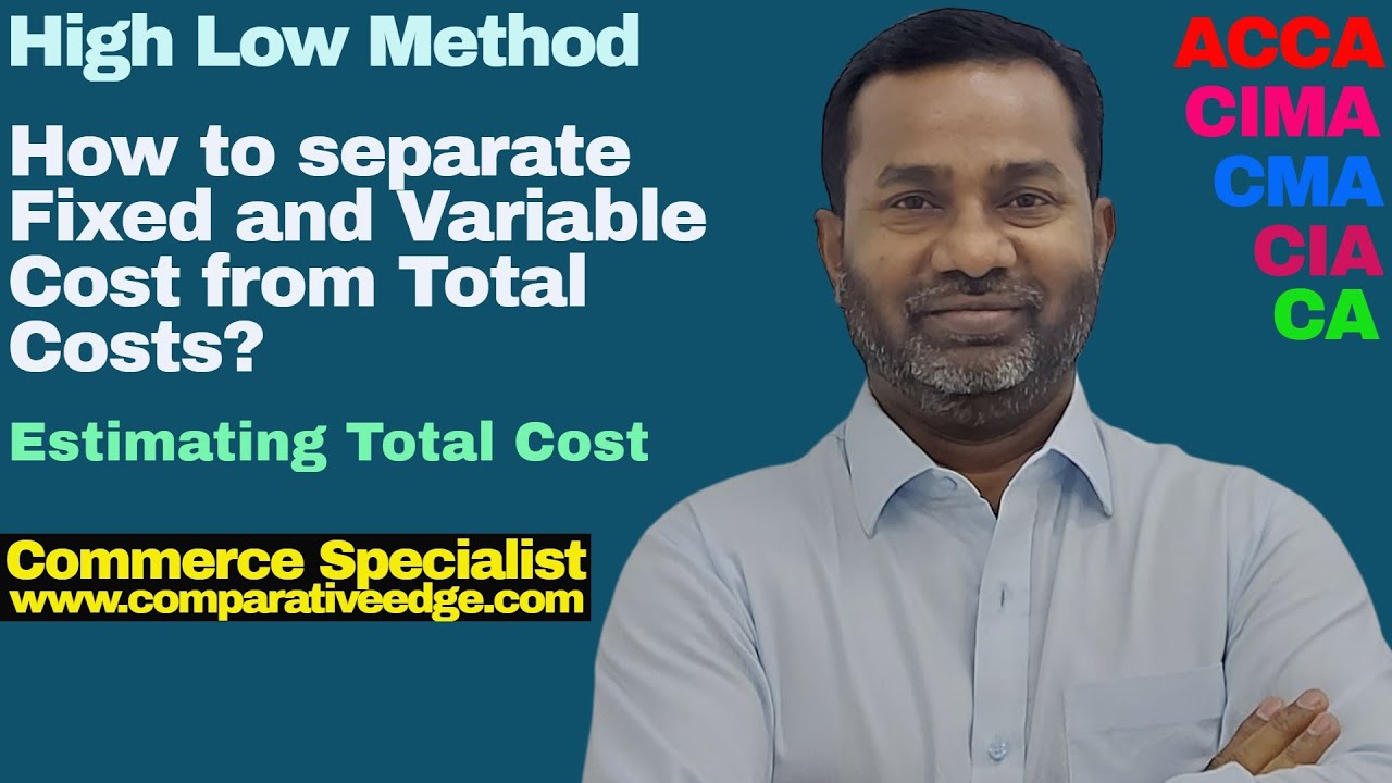 What is High Low Method | How to use High Low Method | High Low Method Example | ACCA | CMA | CIA