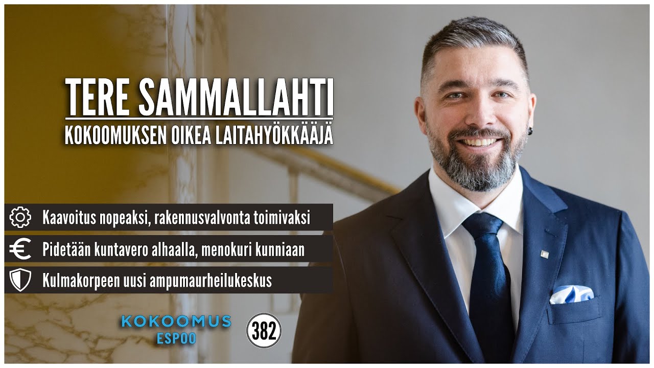 Kuntavaalit 2025 - &Auml;&auml;nest&auml; Tere Sammallahti jatkokaudelle Espoon valtuustoon!