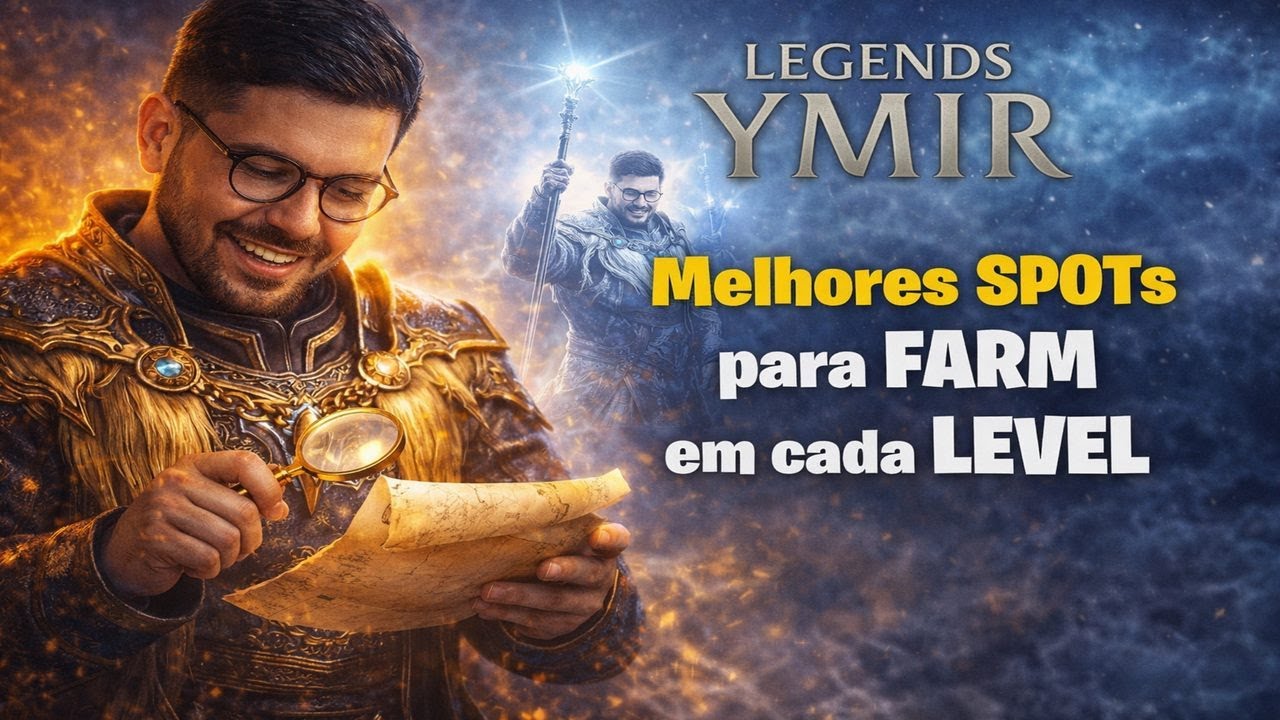 LEGENDS OF YMIR- Melhores SPOTs para cada LEVEL! Evolua muito e Farme Muito!