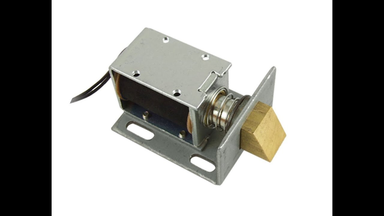 BANGGOOD 12V DC 0.43A Cabinet Drawer Electric Door Lock Assembly Solenoid Lock 27x29x18mm