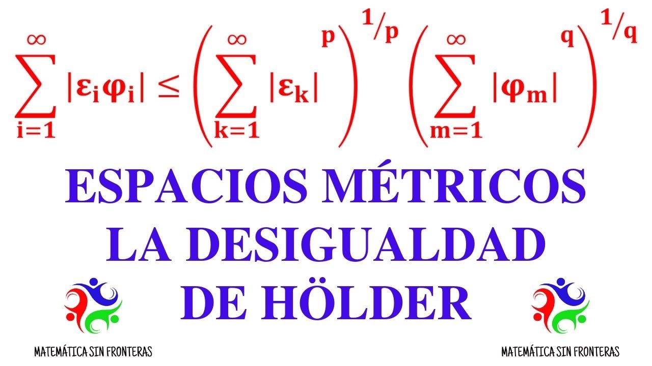 ESPACIOS MÉTRICOS - LA DESIGUALDAD DE HÖLDER