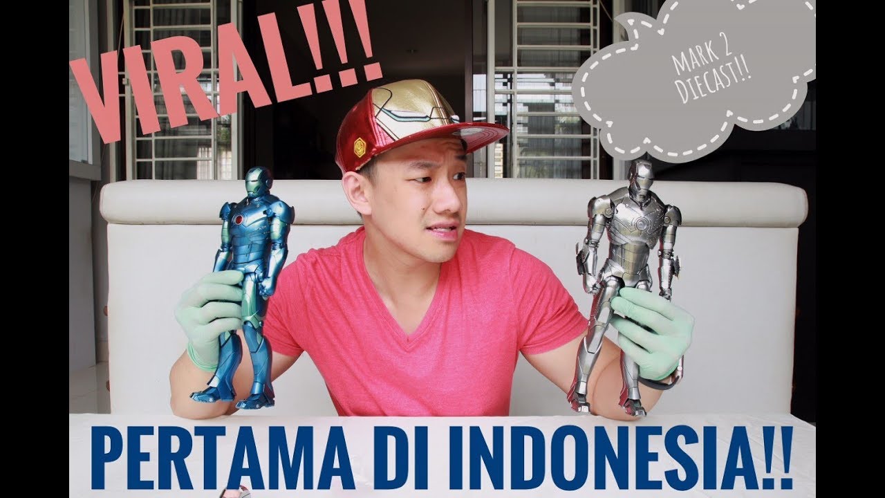 MAHAL!!!BERKELAS!!! UNBOXING HOTTOYS IRONMAN MARK 2 DIECAST!!!