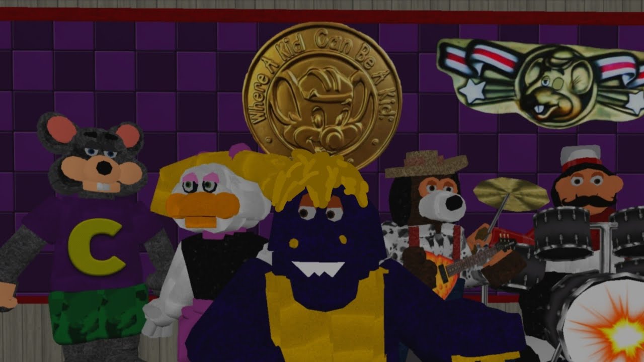 Chuck E. Cheese's in bloxburg(not done)[All decals in desc]
