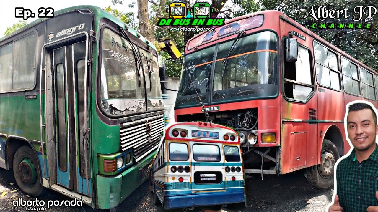 Buses del recuerdo, El Salvador | Rutas 125, 10, 41-D | DE BUS EN BUS 22 | Albert JP
