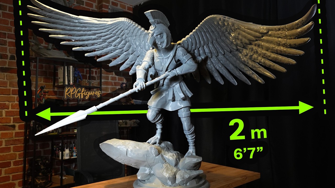 3D Print Big Figure Aarakocra