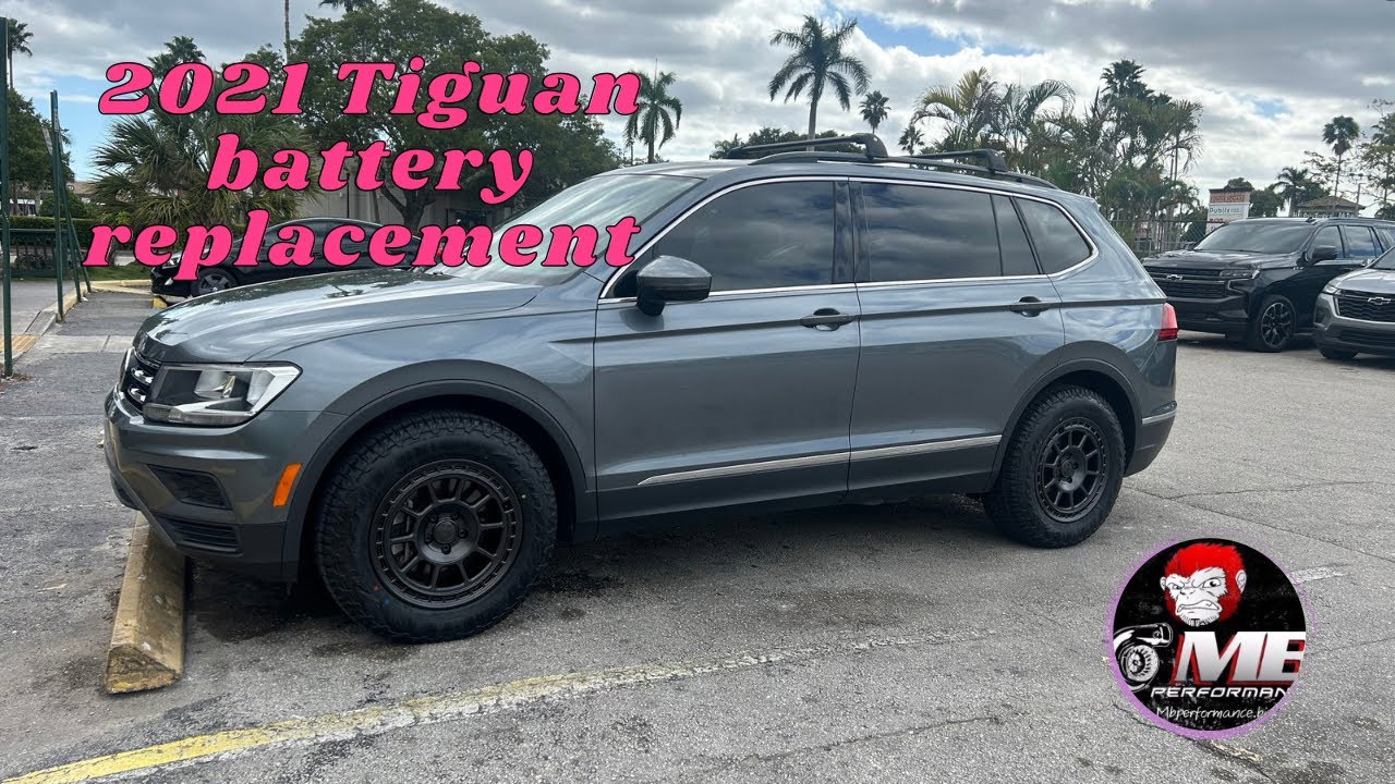 How to change the battery on a 2021 VW Tiguan.