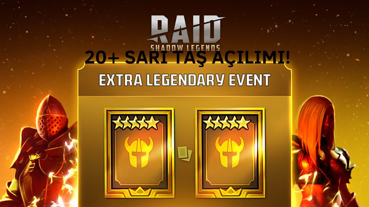 20+SARI TAŞ AÇILIMI | Raid Shadow Legends Türkçe