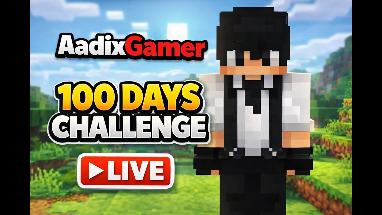 🔴 Hardcore 100 Days Challenge LIVE 😱 | Kya Main Bach Paunga? #live #gaming