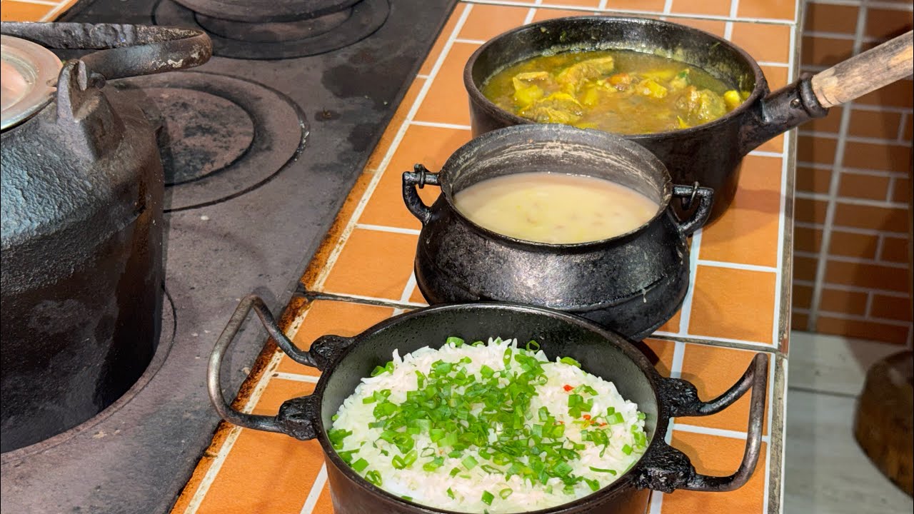 ALMOÇO FEITO COM SOBRAS 