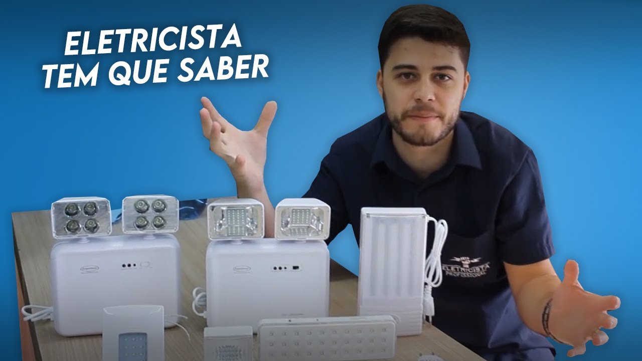 Como ESCOLHER uma ILUMINAÇÃO de EMERGÊNCIA Eficiente