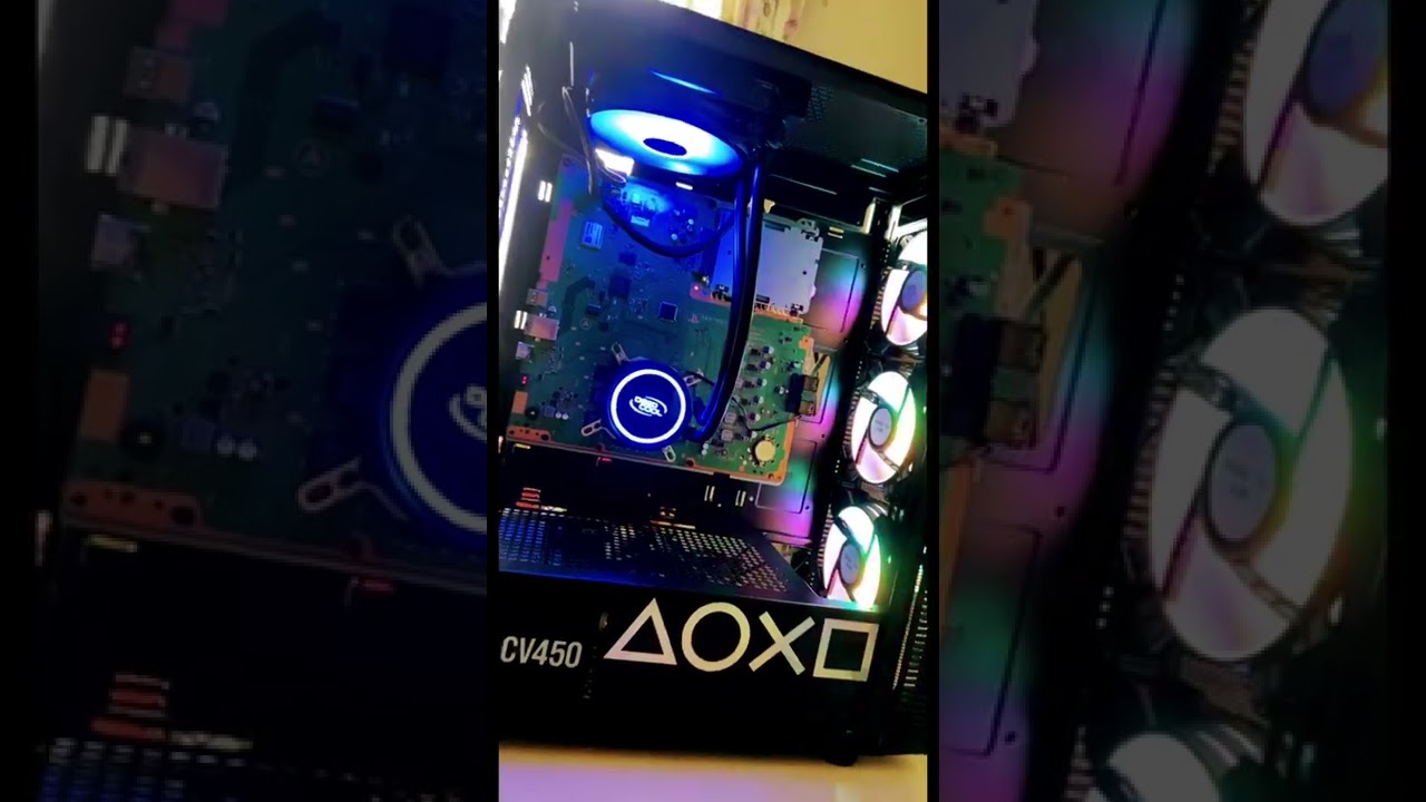 Playstation 4 inside pc case