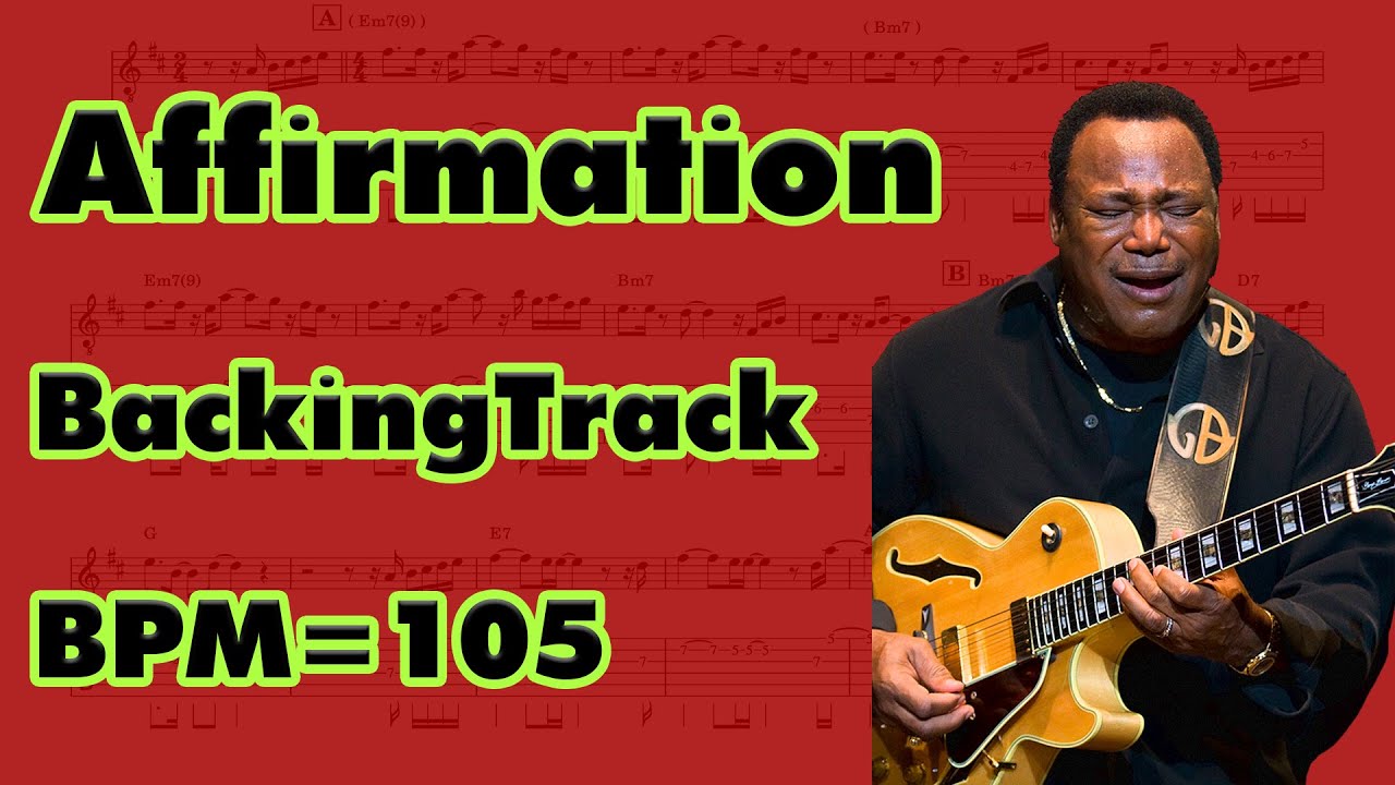 【Affirmation】BackingTrack BPM=105　(w/sheet music | music score)