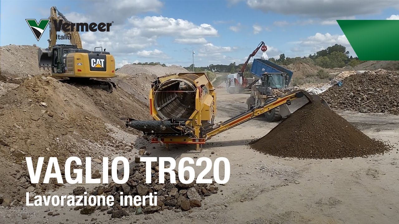 Vaglio TR620 - lavorazione inerti - Vermeer Italia