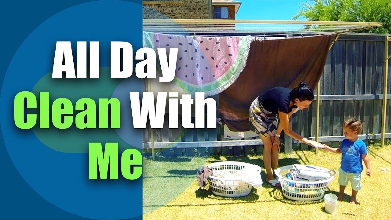 All Day Clean With Me / SAHM Motivation