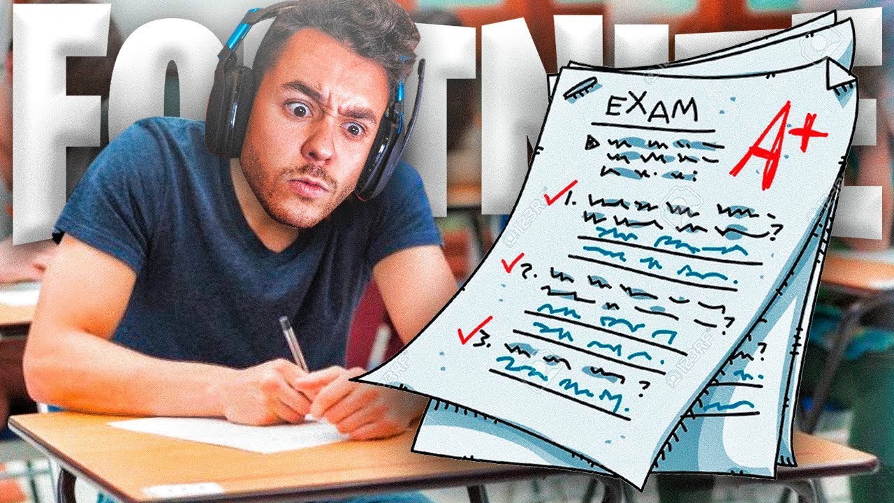 EL EXAMEN DE FORTNITE 📝 - TheGrefg