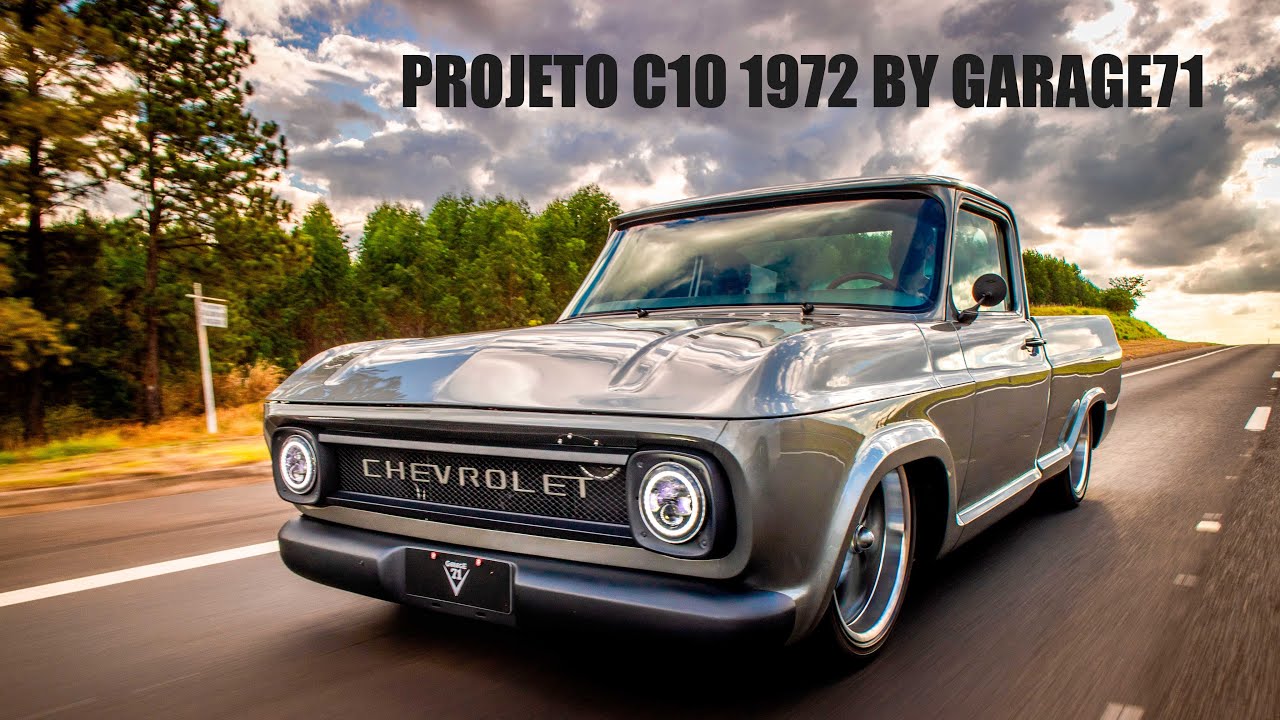PROJETO C10 1972 MOTOR GM 350 V8 LT1 BI TURBO - BY GARAGE 71