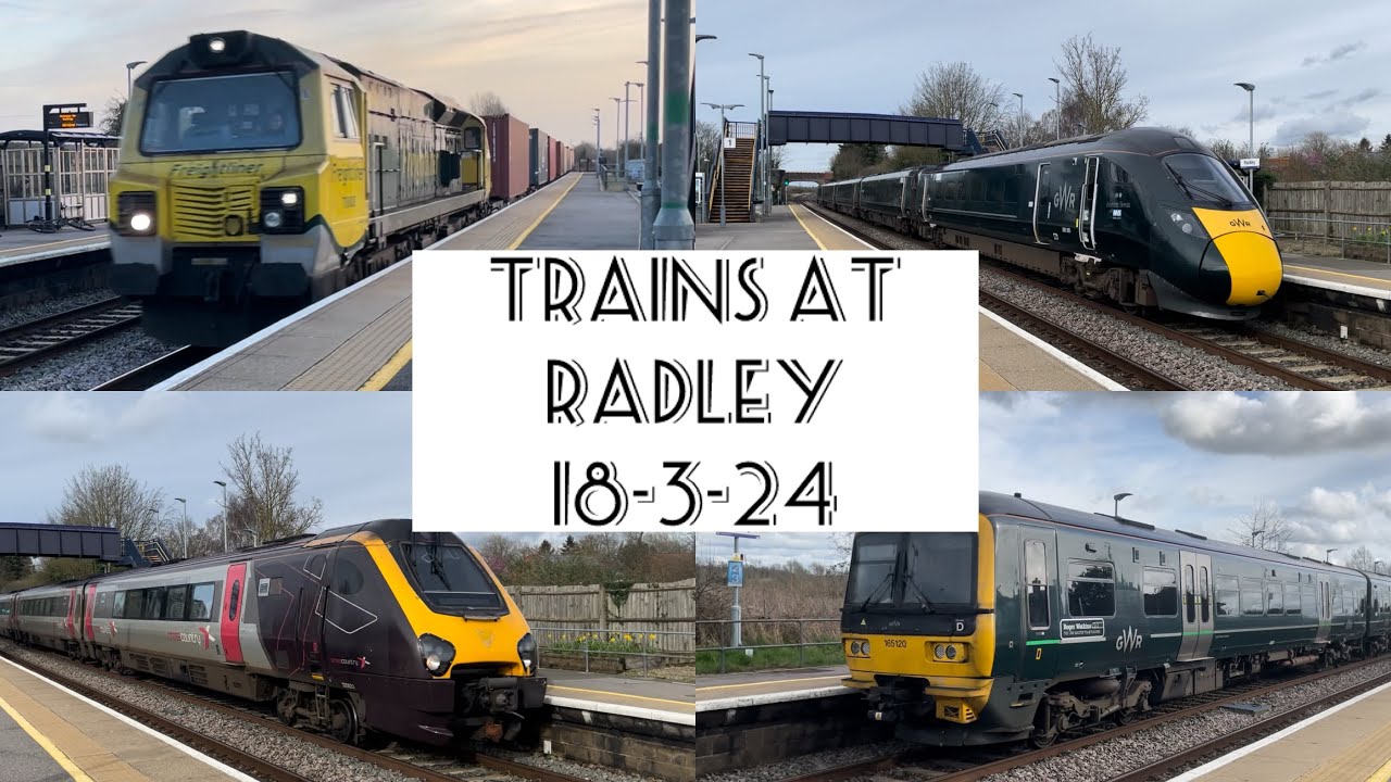 Trains At Radley 18-3-24