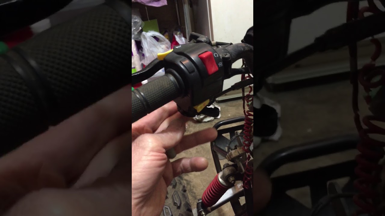 2005 Polaris predator 50 repair , no horn , no electric start .