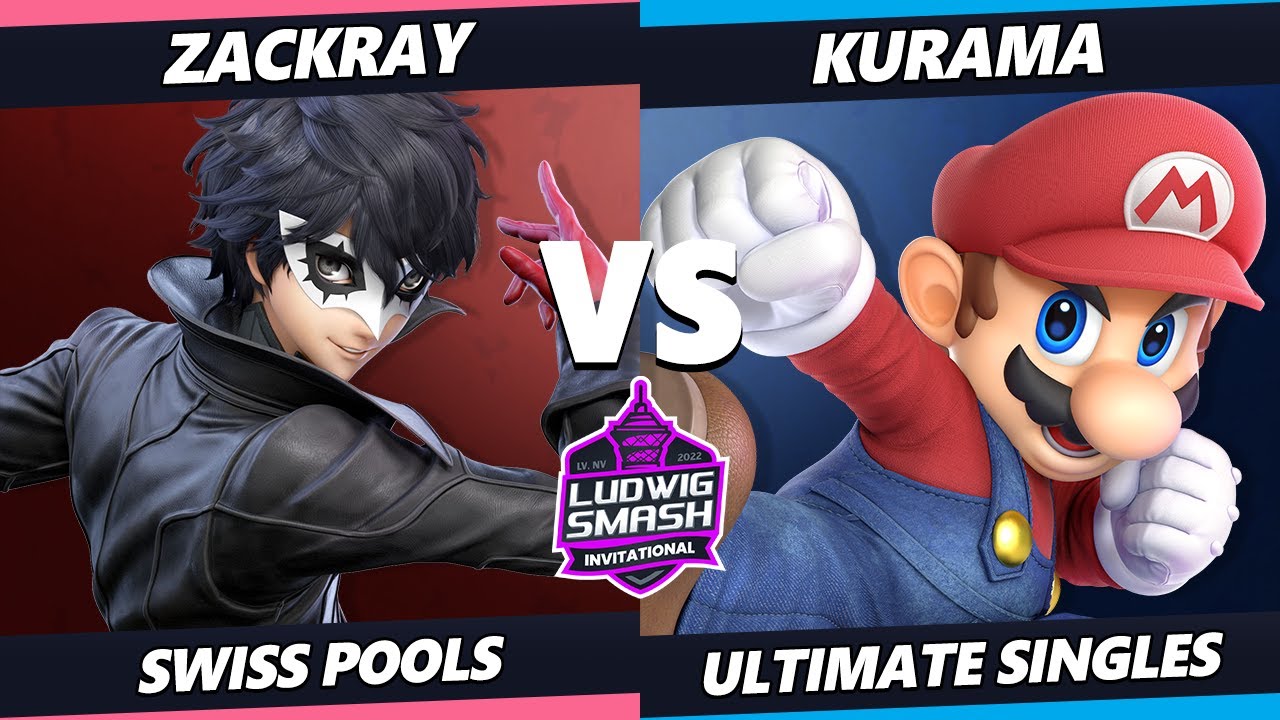 Ludwig Invitational - Kurama (Mario) Vs. Zackray (Joker) SSBU Ultimate Tournament