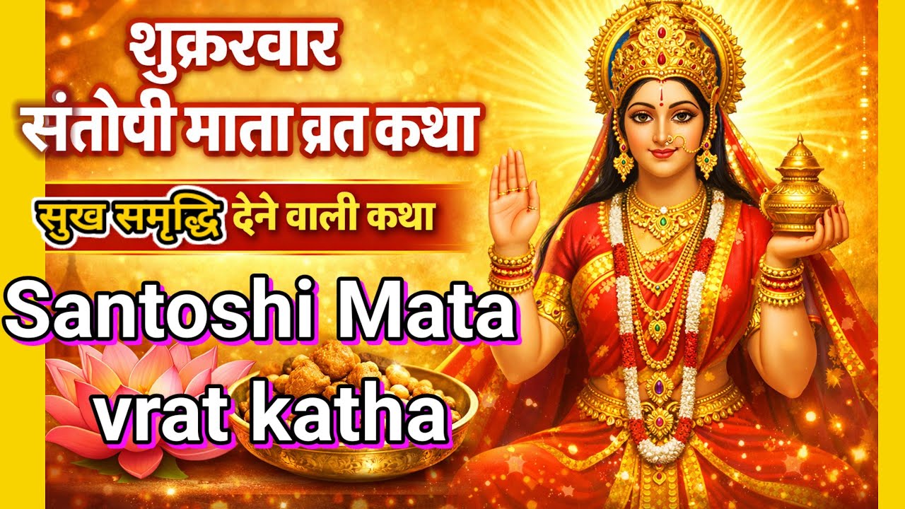 शुक्रवार संतोषी माता व्रत कथा | सुख-समृद्धि और मनोकामना पूर्ण करने वाली कथा | @omras7 