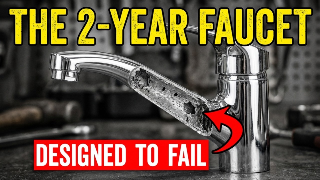 Why Plumbers Say Your New Faucet Is Designed to Fail (The Brass-to-Zinc Scam)