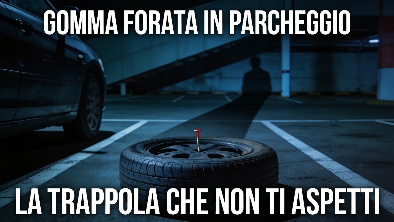 Gomma forata in parcheggio: la trappola che non ti aspetti!
