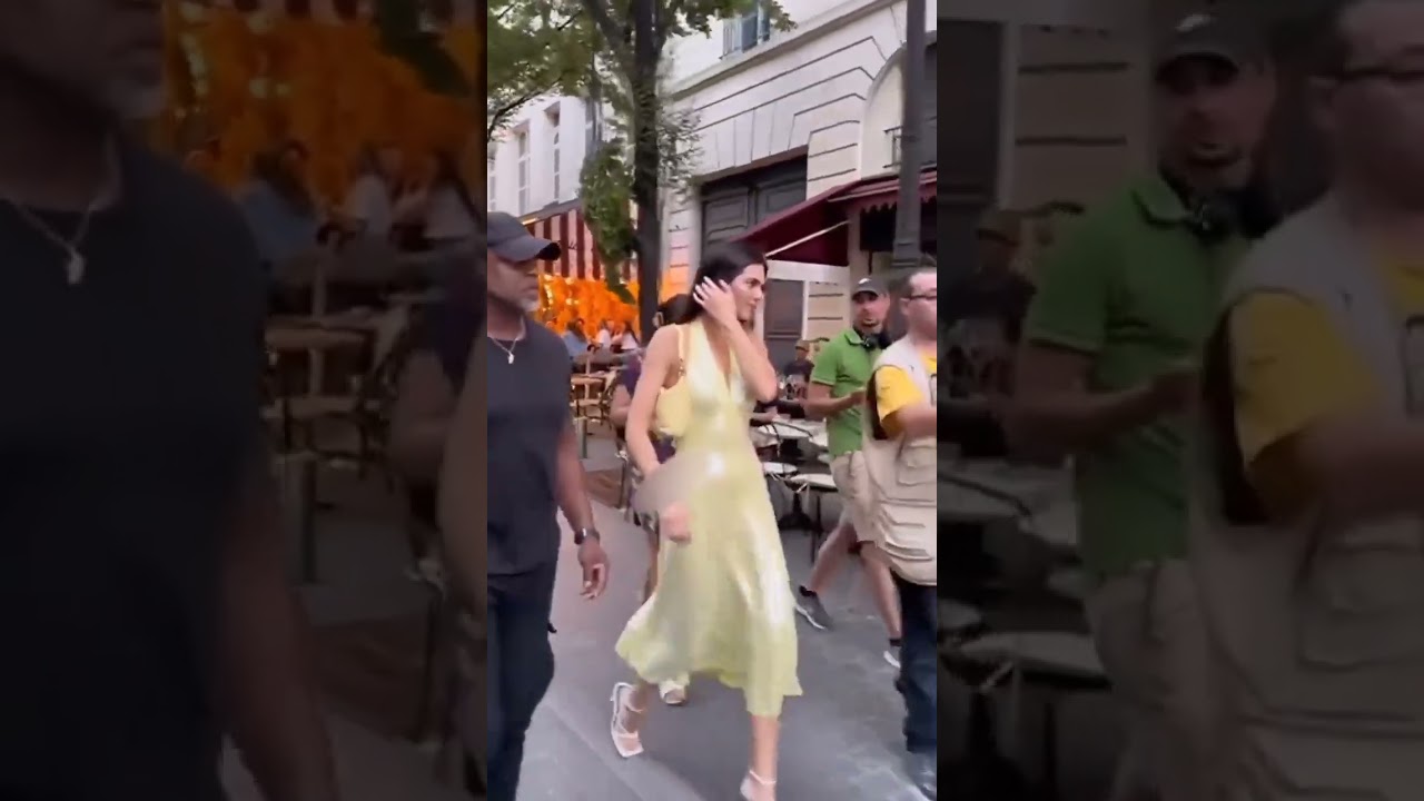 Kendall's street walk in Paris #kendalljenner #viralvideo #fashion #runway #runwaymodel #shortvideo