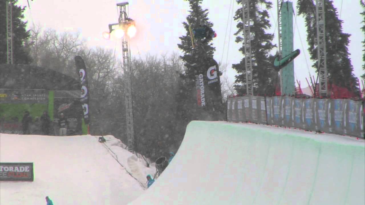 Freeski Superpipe Highlights - 2012 Gatorade Free Flow Tour Finals - Broby Leeds & More