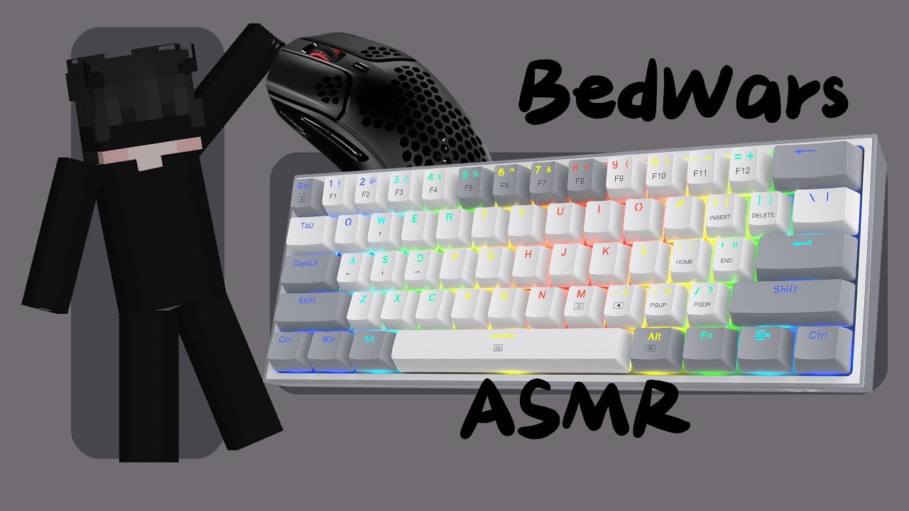Keyboard + Mouse Sounds ASMR | Hypixel Bedwars