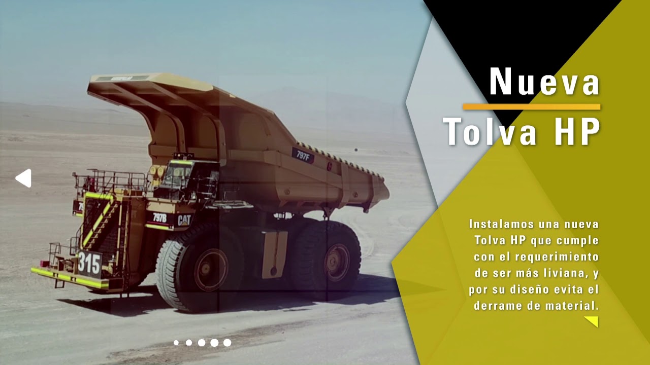 Finning y Caterpillar presentan su nuevo cami&oacute;n Retrofil Refresh 797B.